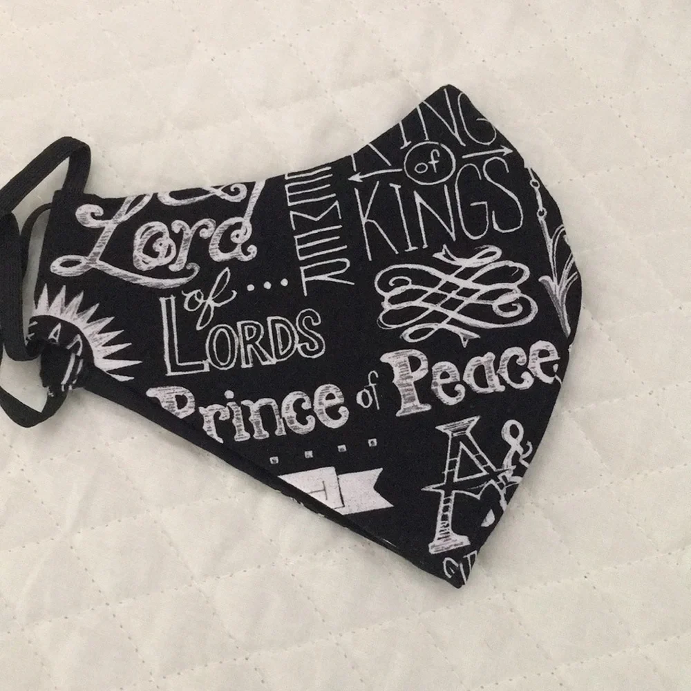 Inspirational 'Believe' Face Mask in Black or Brown (2)